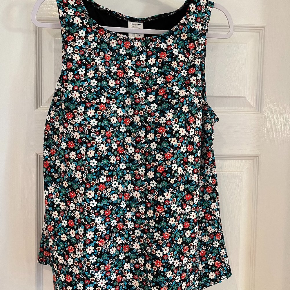 Lands End High Neck Tankini Top